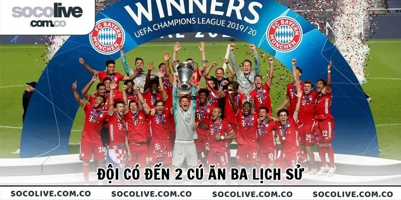 Đội có đến 2 cú ăn ba lịch sử
